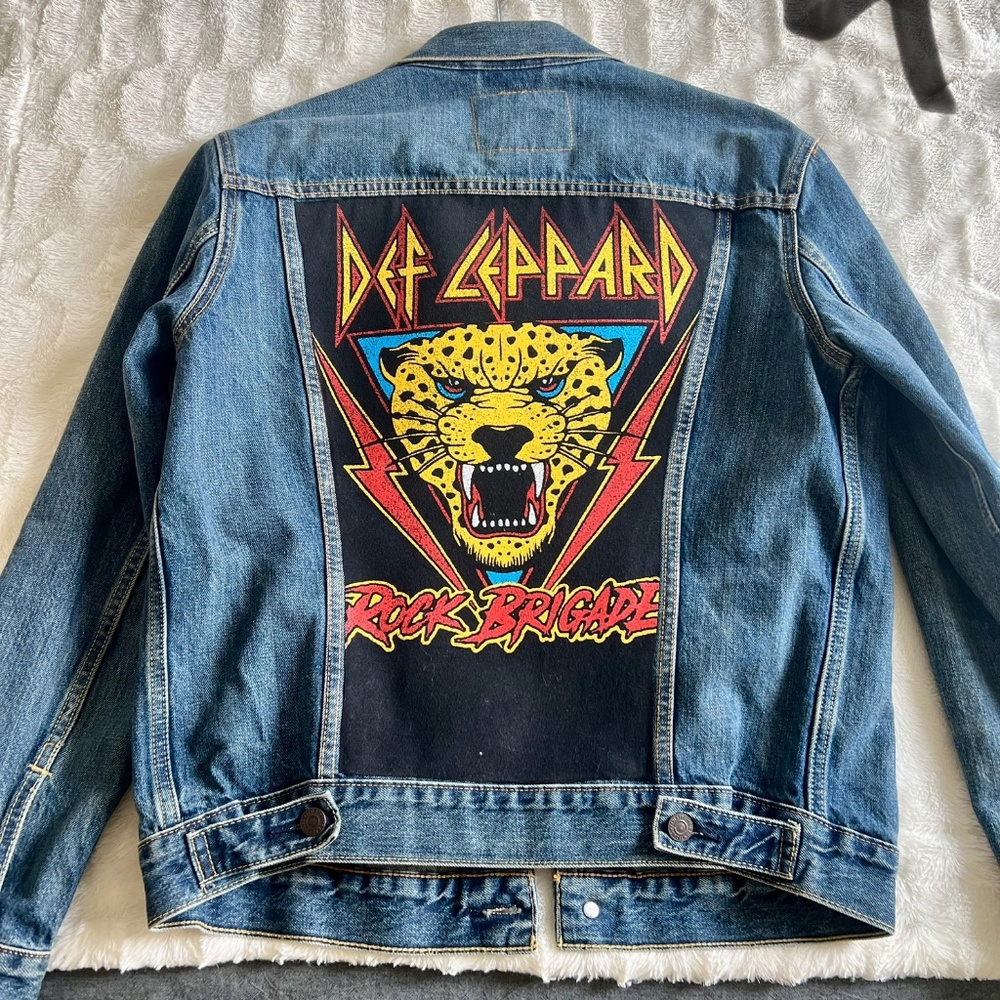Def Leppard Mens Jean/Denim Jacket